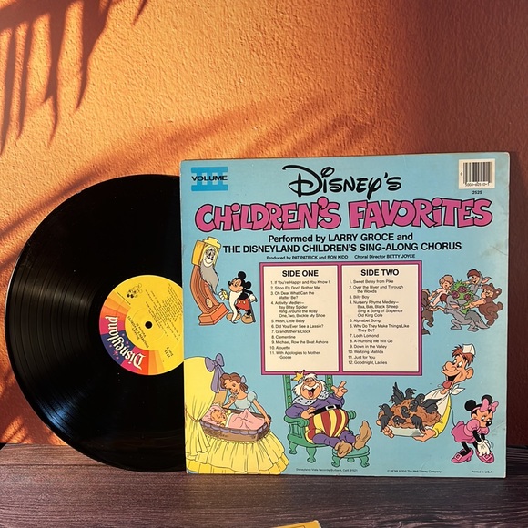1986 Vintage Disney’s Children’s Favorites, volume 1, 2 and 3 on vinyl record - Picture 7 of 11